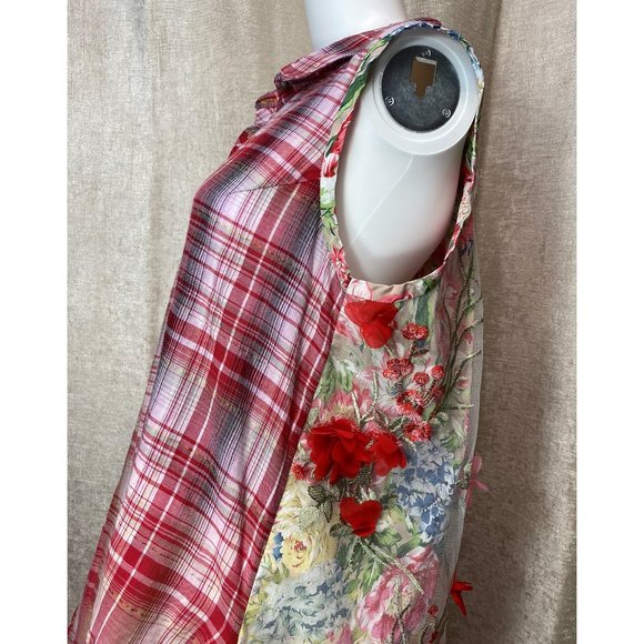 Aratta I Can't Resist Tunic Dress • Small • Reg $202 • Embroidered • Split Sides - Picture 8 of 9